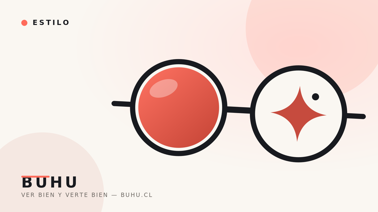Cómo elegir lentes según la forma de tu cara — guía de estilo Buhu