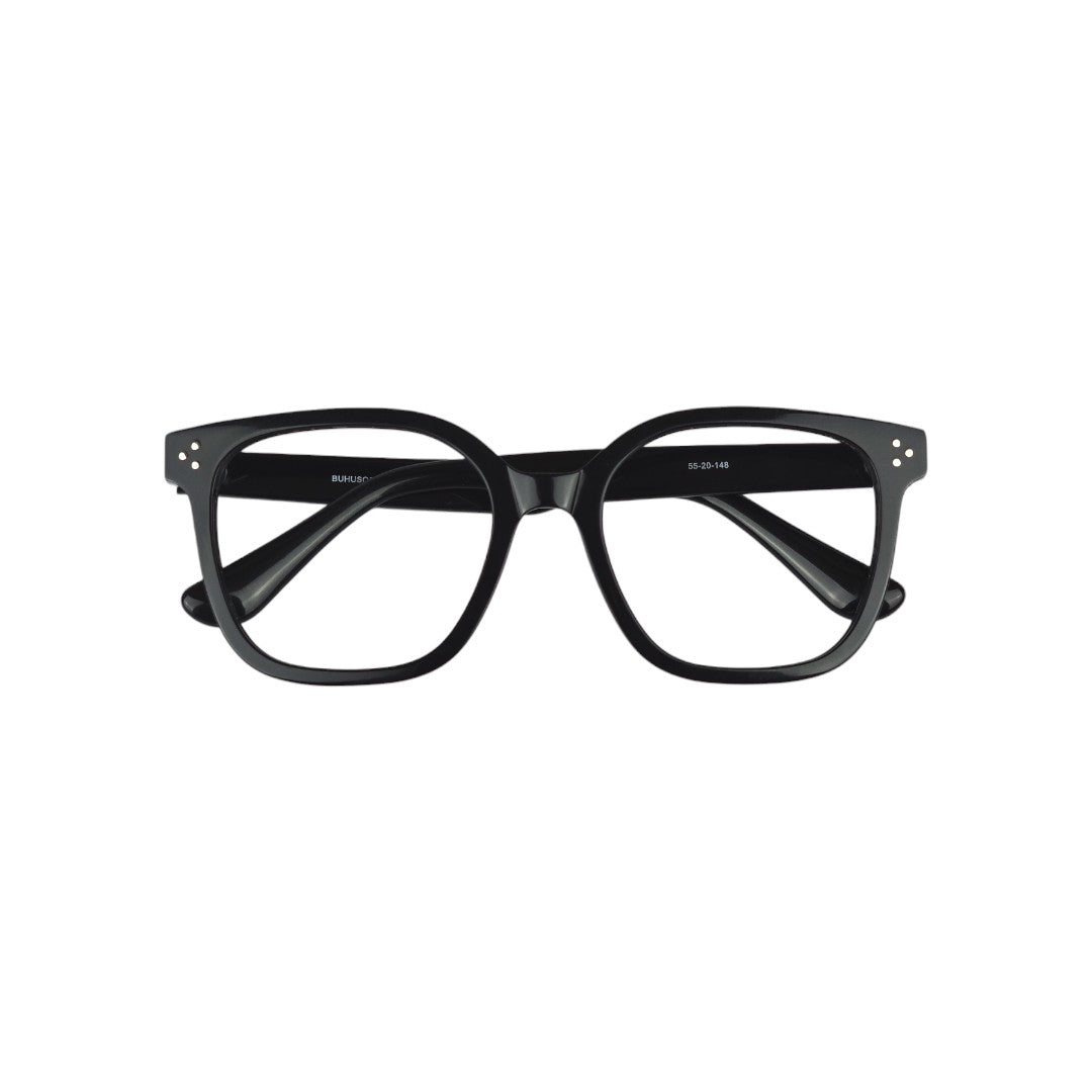 Achao marco óptico acetato Negro filtro luz azul - Buhu Eyewear