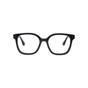 Achao marco óptico acetato Negro filtro luz azul - Buhu Eyewear - vista lateral