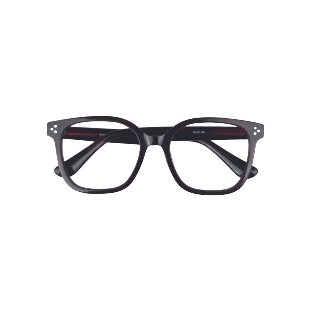Achao marco óptico acetato Rojo filtro luz azul - Buhu Eyewear