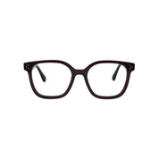 Achao marco óptico acetato Rojo filtro luz azul - Buhu Eyewear - vista lateral