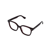 Achao marco óptico acetato Rojo filtro luz azul - Buhu Eyewear - vista frontal