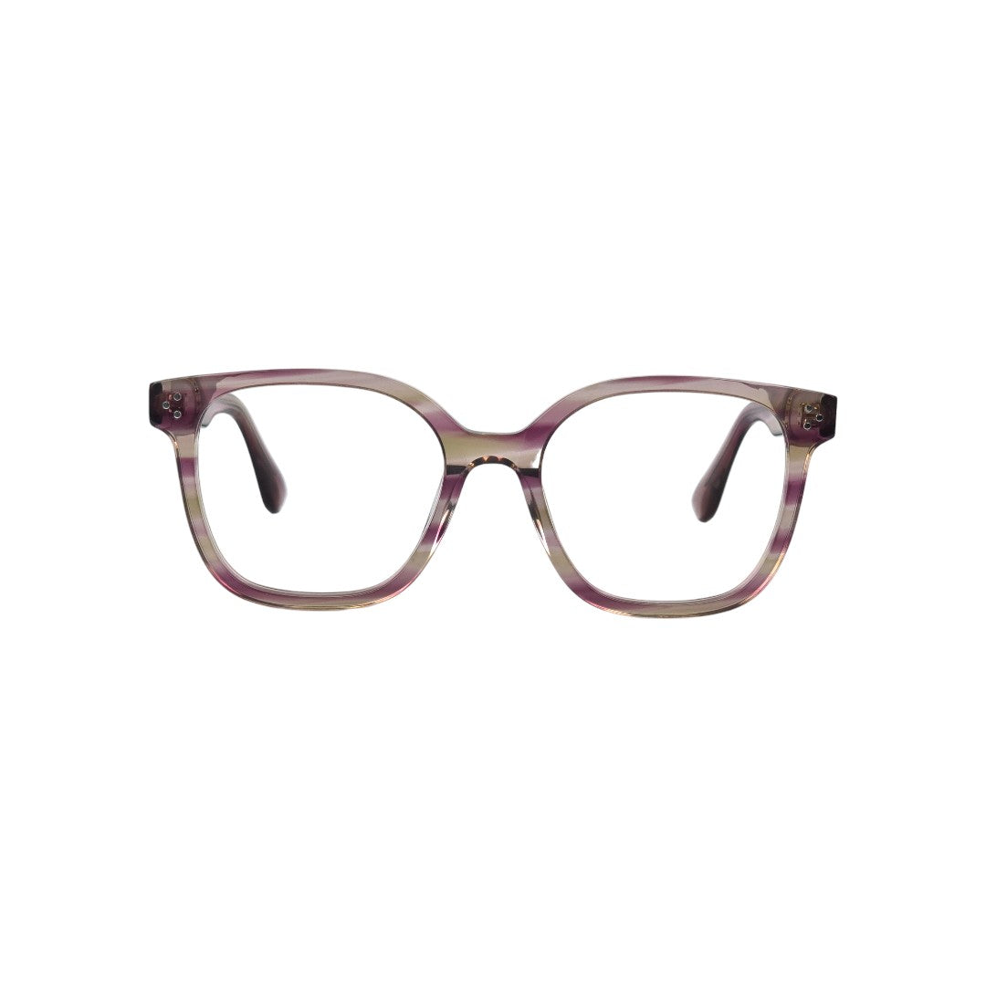 Achao marco óptico acetato Rosado filtro luz azul - Buhu Eyewear - vista frontal