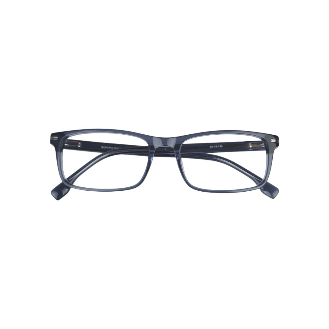 Algarrobo marco óptico acetato Marrón filtro luz azul - Buhu Eyewear