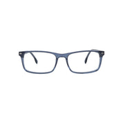 Algarrobo marco óptico acetato Marrón filtro luz azul - Buhu Eyewear - vista frontal