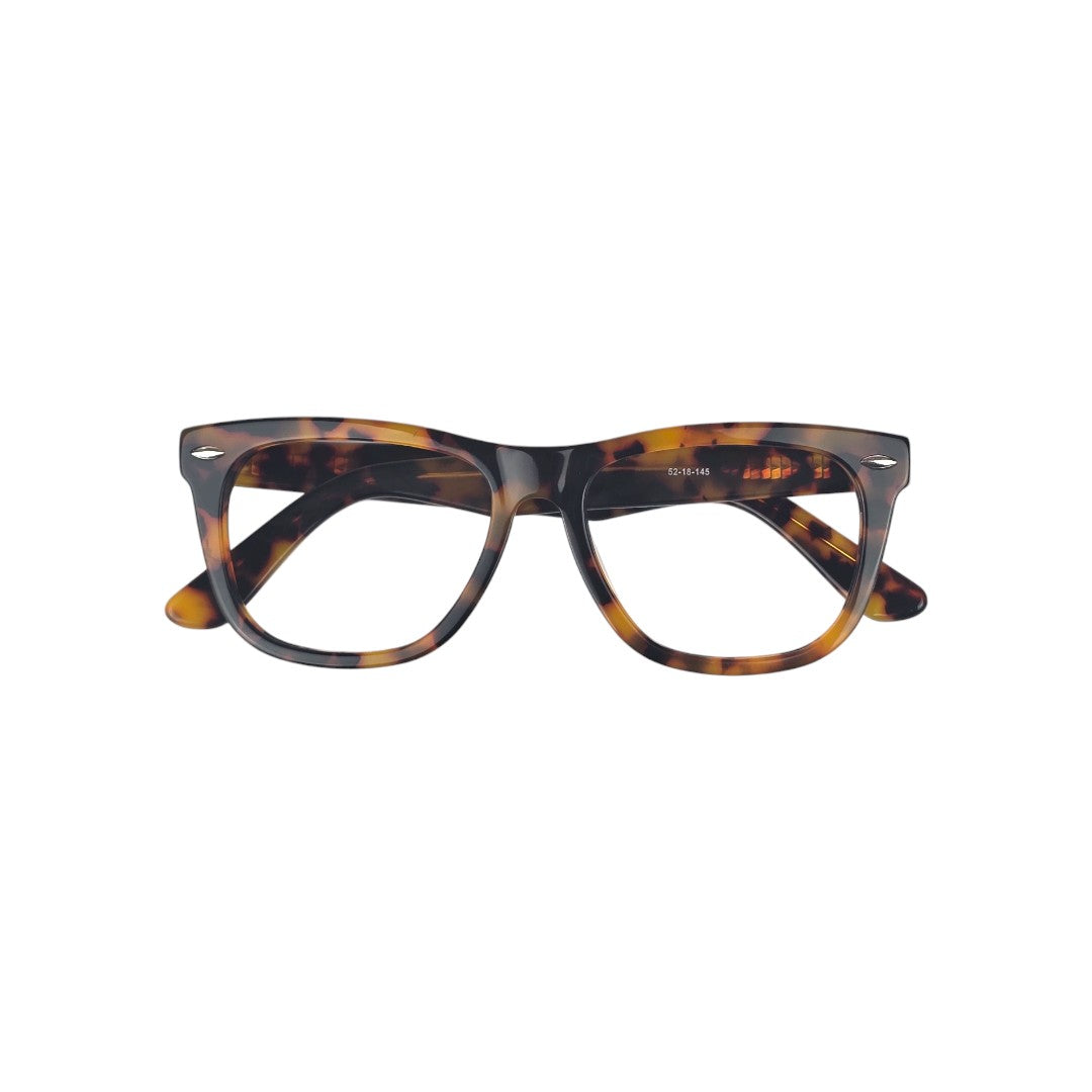 Atlantico marco óptico acetato Carey filtro luz azul - Buhu Eyewear - vista frontal