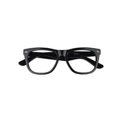 Atlantico marco óptico acetato Negro filtro luz azul - Buhu Eyewear - vista frontal
