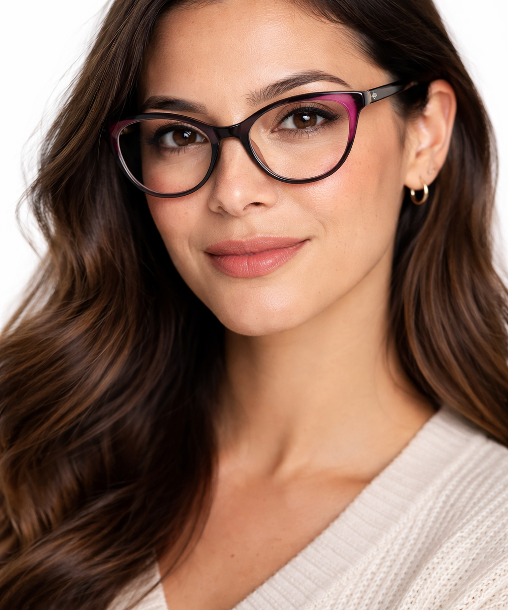 Atlas marco óptico acetato mujer filtro luz azul - Buhu Eyewear - lifestyle
