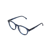 Caburga marco óptico acetato Azul filtro luz azul - Buhu Eyewear - vista lateral