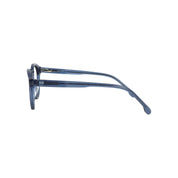 Caburga marco óptico acetato Azul filtro luz azul - Buhu Eyewear - detalle montura