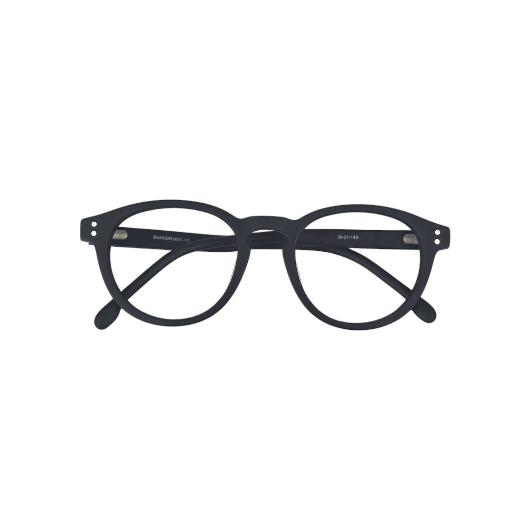 Caburga marco óptico acetato Negro filtro luz azul - Buhu Eyewear