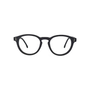 Caburga marco óptico acetato Negro filtro luz azul - Buhu Eyewear - detalle montura
