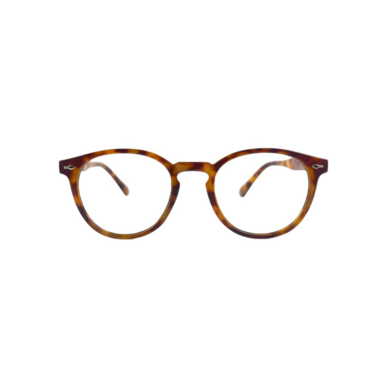 Capuchino lentes de lectura filtro luz azul Carey - Buhu Eyewear - vista lateral