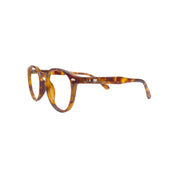 Capuchino lentes de lectura filtro luz azul Carey - Buhu Eyewear - detalle montura