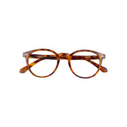 Capuchino lentes de lectura filtro luz azul Carey - Buhu Eyewear - en uso diario