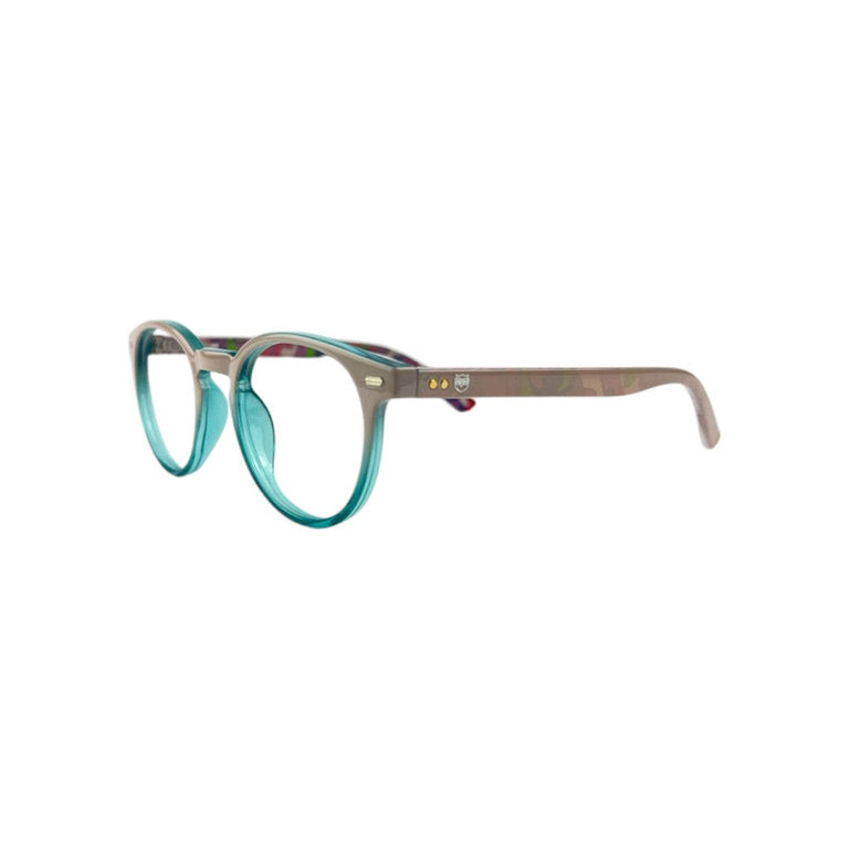 Ceiba lentes de lectura filtro luz azul Azul - Buhu Eyewear - vista lateral