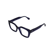 Natales marco óptico acetato Púrpura filtro luz azul - Buhu Eyewear - detalle montura