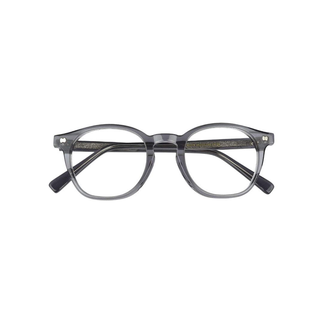 Chiloe Clip marco óptico acetato Gris clip-on sol - Buhu Eyewear - vista lateral