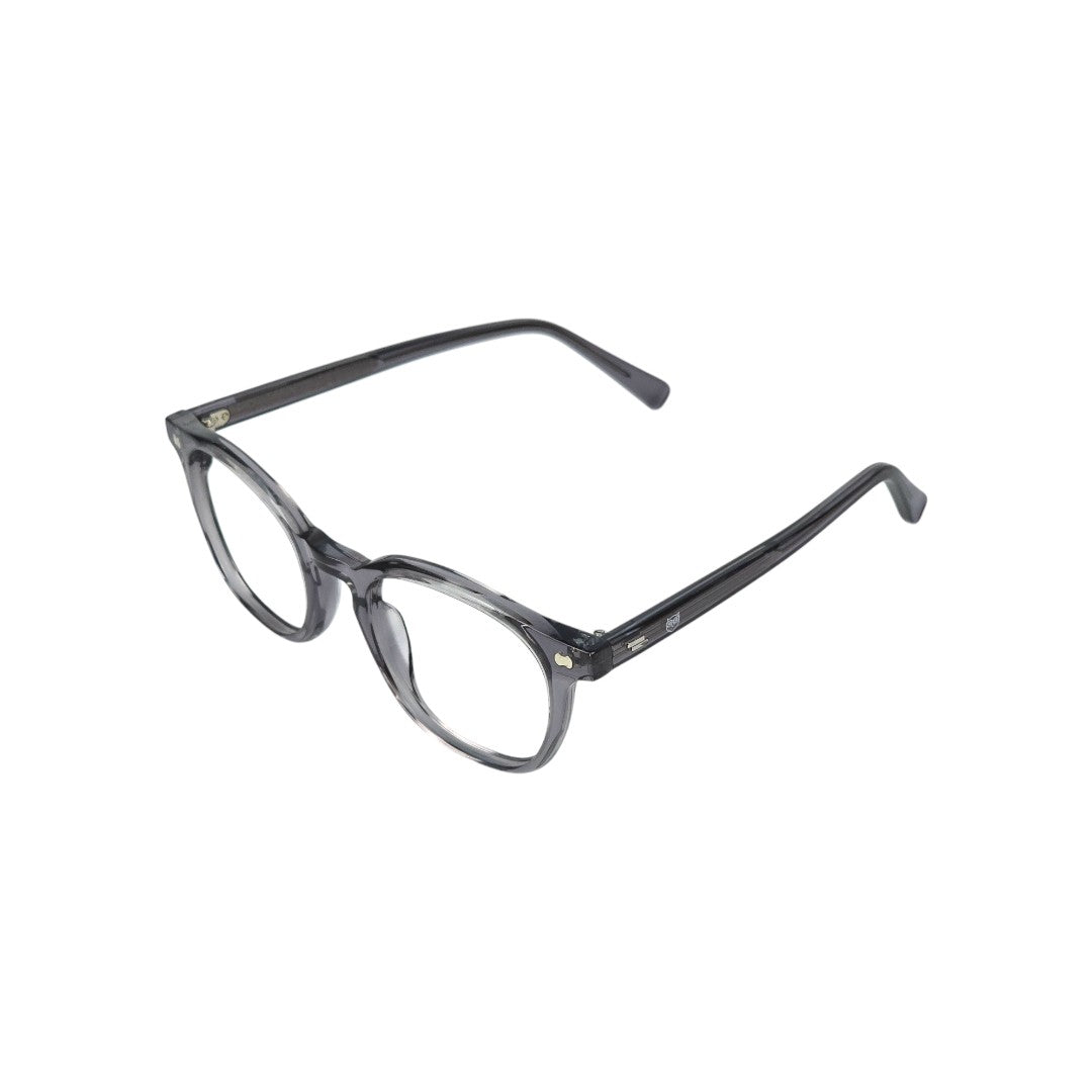 Chiloe Clip marco óptico acetato Gris clip-on sol - Buhu Eyewear - vista frontal