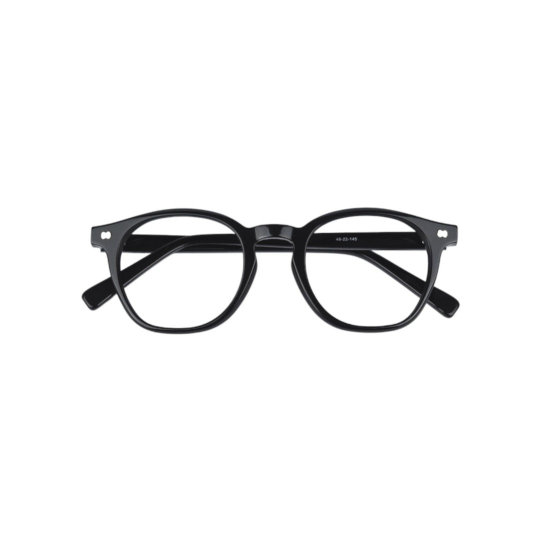 Chiloe Clip marco óptico acetato Negro clip-on sol - Buhu Eyewear - detalle montura