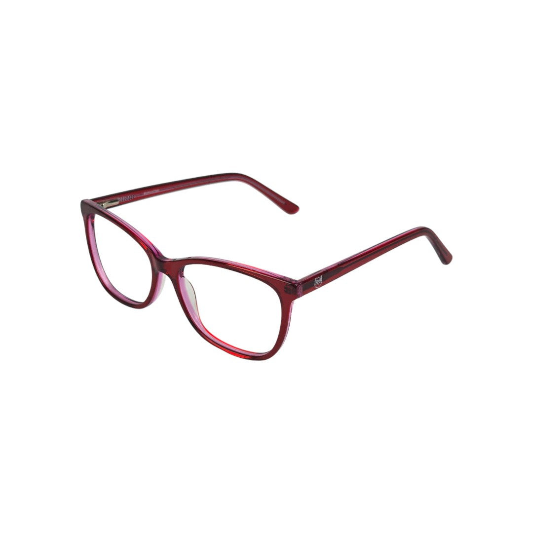 Cochamo marco óptico acetato Rojo filtro luz azul - Buhu Eyewear