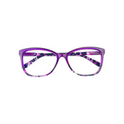 Colibri lentes de lectura filtro luz azul Púrpura - Buhu Eyewear - vista frontal