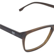 Concon marco óptico acetato Marrón filtro luz azul - Buhu Eyewear