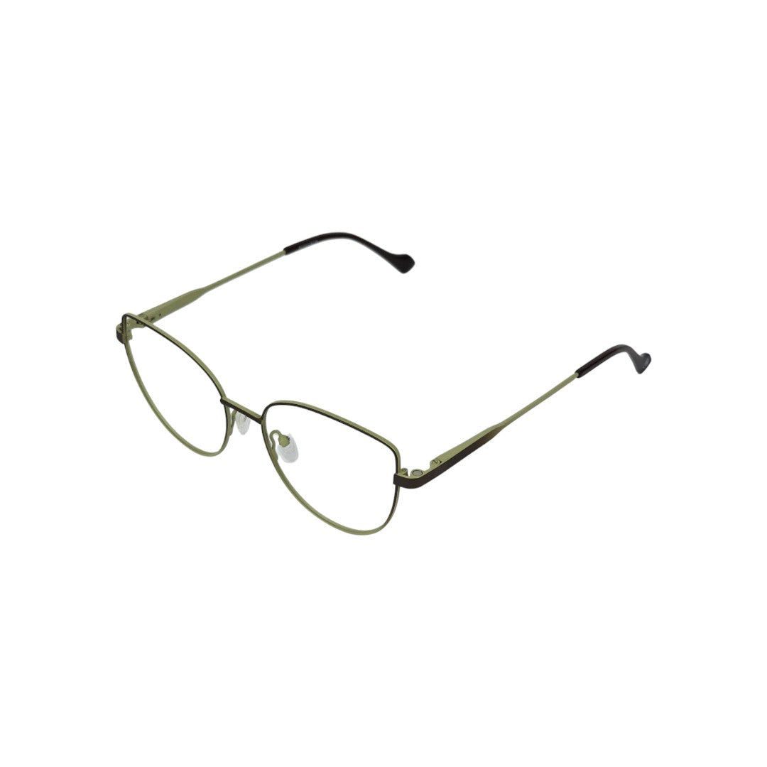 Córdoba Clip marco óptico clip-on sol metal Verde - Buhu Eyewear - en uso diario