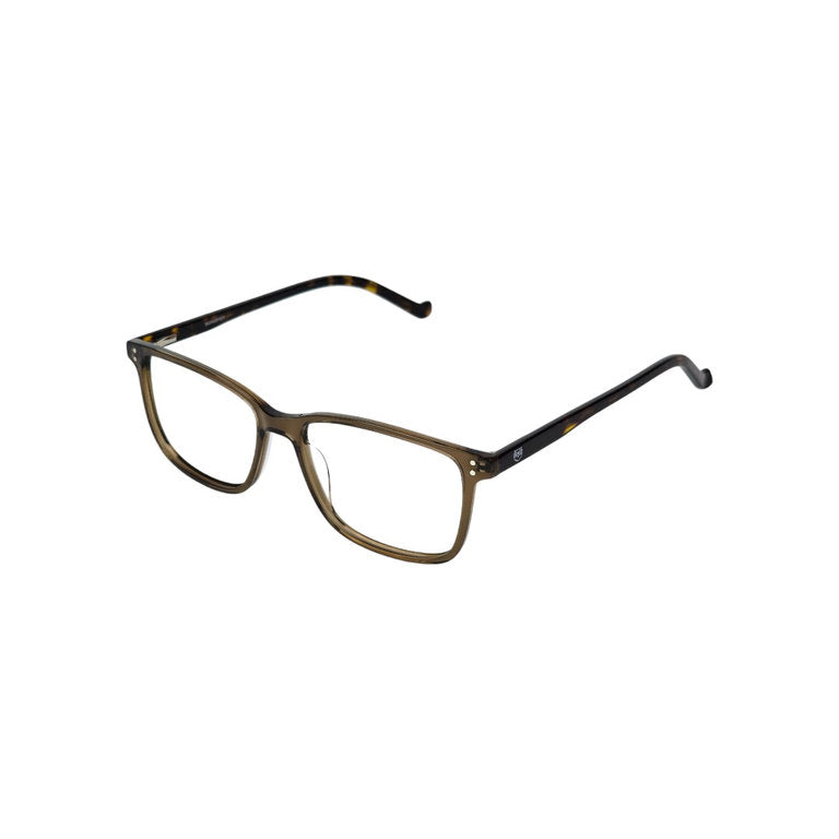 Dalcahue marco óptico acetato Carey Café filtro luz azul - Buhu Eyewear - detalle montura