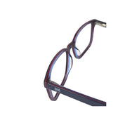 Fernando marco óptico acetato Azul filtro luz azul - Buhu Eyewear - detalle montura