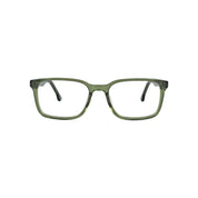 Fernando marco óptico acetato Verde filtro luz azul - Buhu Eyewear - vista frontal