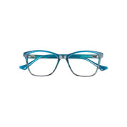 Frutillar marco óptico acetato Azul filtro luz azul - Buhu Eyewear - vista frontal
