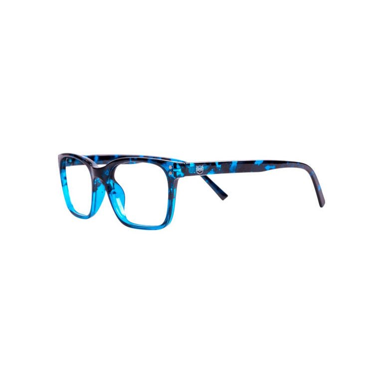 Guntram lentes de lectura filtro luz azul Azul - Buhu Eyewear - vista lateral