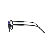 Harry marco óptico acetato Negro filtro luz azul - Buhu Eyewear - vista lateral