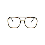 Huxley marco óptico acetato Negro filtro luz azul - Buhu Eyewear - detalle montura