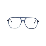 Klar marco óptico acetato Azul filtro luz azul - Buhu Eyewear - detalle montura