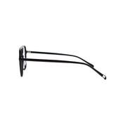 Klar marco óptico acetato Negro filtro luz azul - Buhu Eyewear - vista lateral