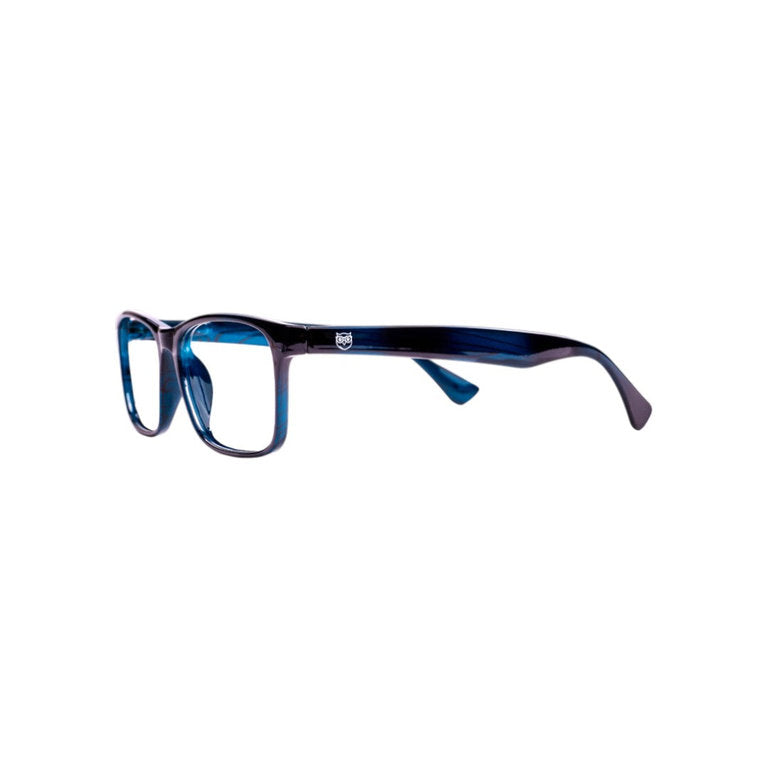 Kobbe lentes de lectura filtro luz azul Azul - Buhu Eyewear - vista lateral