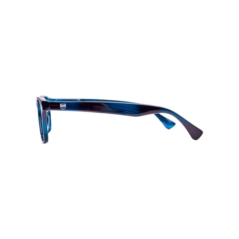 Kobbe lentes de lectura filtro luz azul Azul - Buhu Eyewear - detalle montura