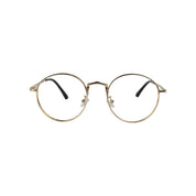 Lennon marco óptico metal Dorado filtro luz azul - Buhu Eyewear