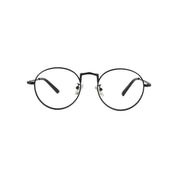 Lennon marco óptico metal Negro filtro luz azul - Buhu Eyewear