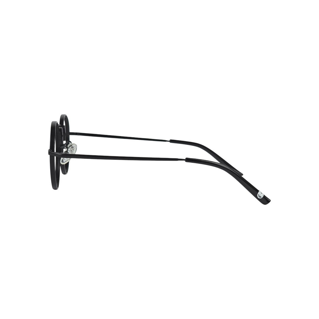 Lennon marco óptico metal Negro filtro luz azul - Buhu Eyewear - vista frontal