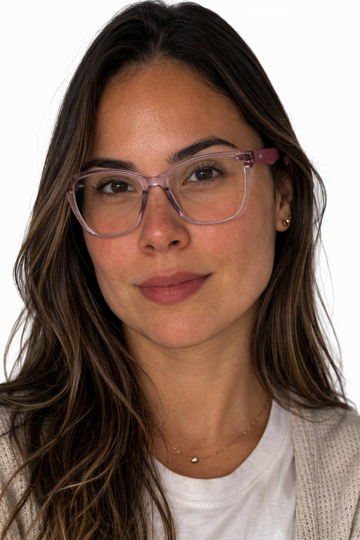 Licanray marco óptico acetato mujer filtro luz azul - Buhu Eyewear - vista lateral