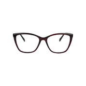 Licanray marco óptico acetato Rojo Carey filtro luz azul - Buhu Eyewear - vista frontal