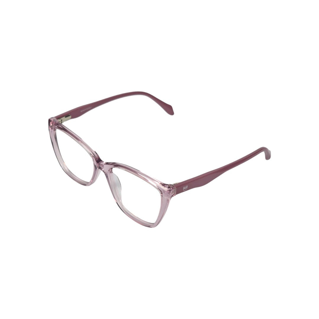 Licanray marco óptico acetato Rosa filtro luz azul - Buhu Eyewear - vista lateral