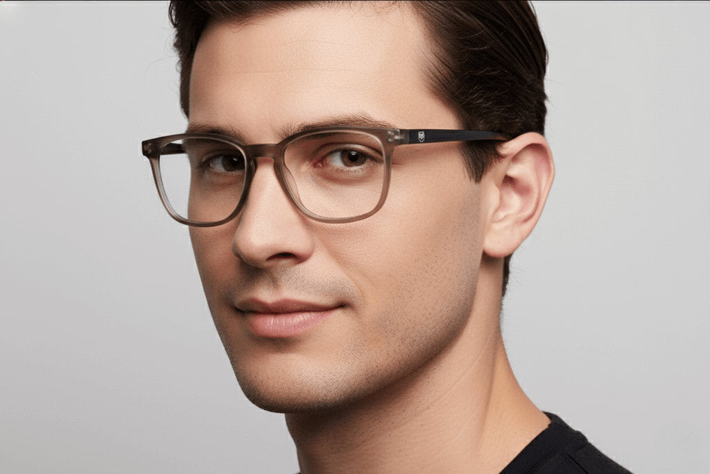 Loreley lentes de lectura filtro luz azul Gris - Buhu Eyewear
