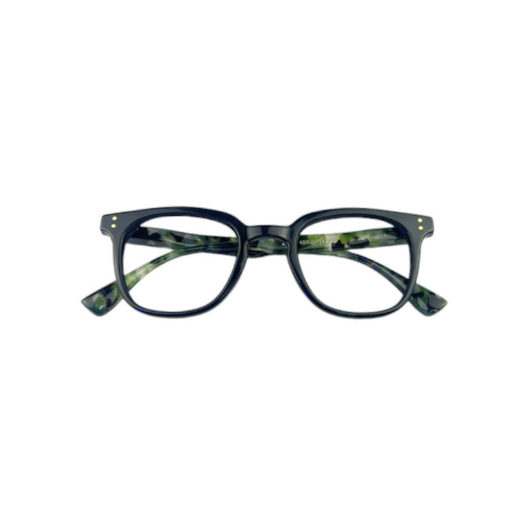 Manglar lentes de lectura filtro luz azul Negro - Buhu Eyewear - vista frontal