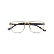 Olmue marco óptico acetato Marrón filtro luz azul - Buhu Eyewear - en uso diario