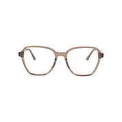 Patagonia marco óptico acetato Rojo Marrón filtro luz azul - Buhu Eyewear - vista lateral