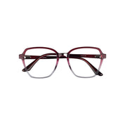 Patagonia marco óptico acetato Rojo filtro luz azul - Buhu Eyewear - vista lateral